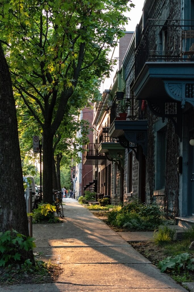 empty sidewalk